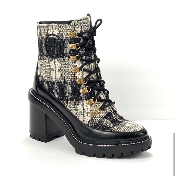 New Tory Burch Miller Wool lug sole Boot - Picture 7 of 7